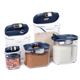 ProKeeper+ Powdered Sugar Keeper with magnetic dusting spoon for easy dusting.
