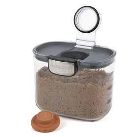 Terra cotta disk under ProKeeper+ lid helps brown sugar stay moist.