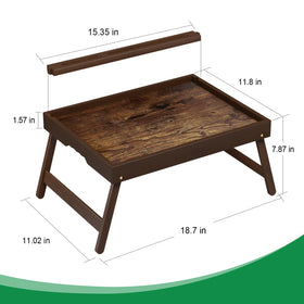 PROMITOP bed tray featuring an ergonomic handle for easy transport between rooms.