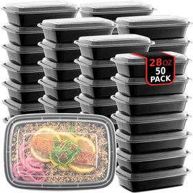 PROMOZE 28 oz single-compartment container for easy meal prep and on-the-go meals.
