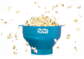PROPER POPPER collapsible bowl shown in compact storage