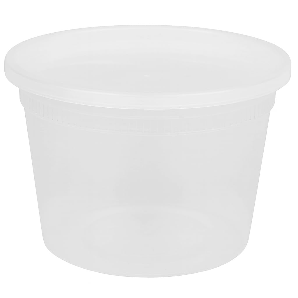 ProTakeOut airtight leakproof lids keep liquids contained.