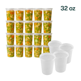ProTakeOut airtight leakproof lids prevent spills during transport.