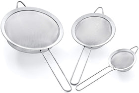 Proto Future strainer set, 5.5-inch, versatile for vegetables and grains.