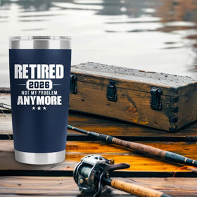 PRPinkRain retirement tumbler 2026 lifestyle shot shows durable construction