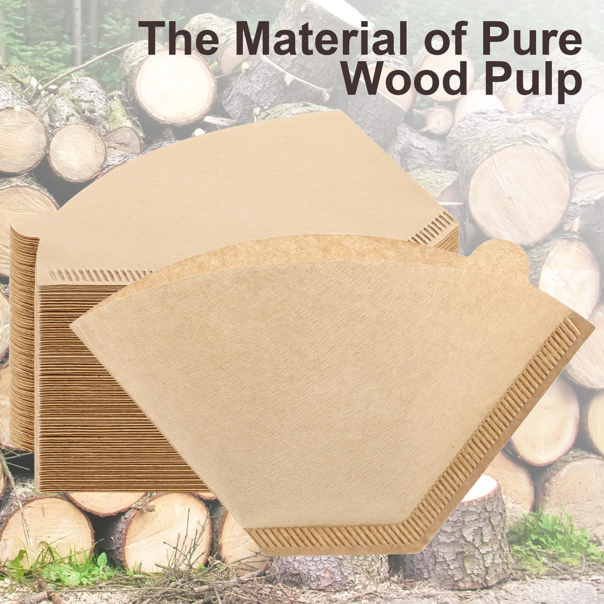Prudiut disposable coffee filter pack showing 200-count package