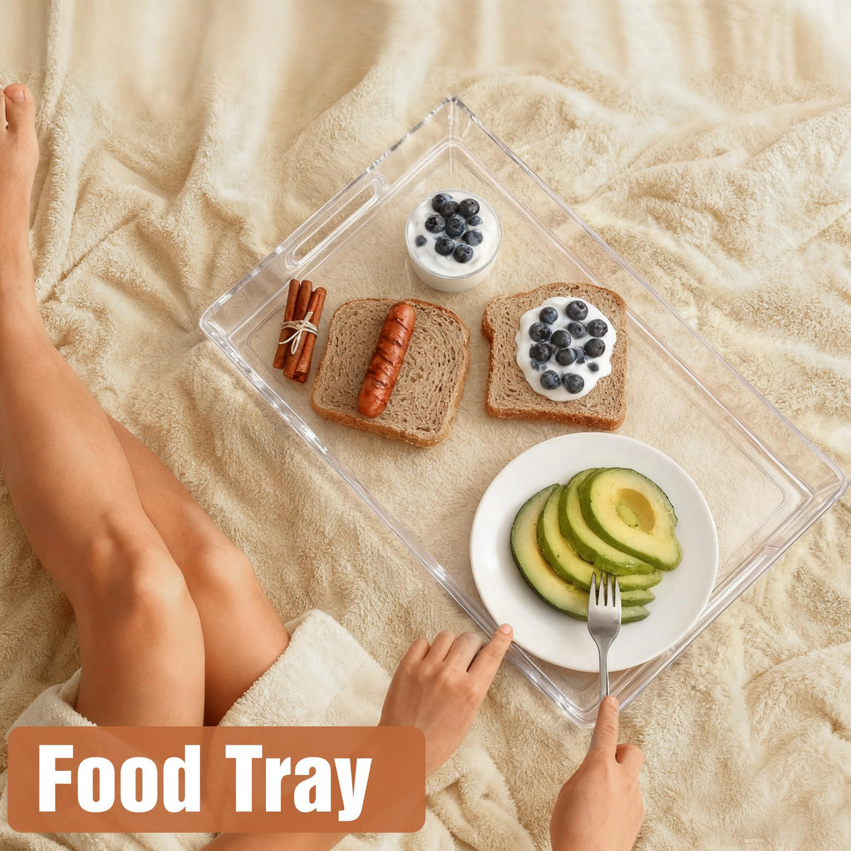 PSFTREY outdoor entertaining tray suitable for picnics and barbecues
