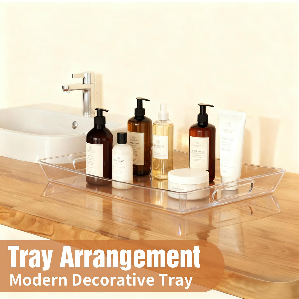 PSFTREY party-ready rectangular tray for appetizers and desserts