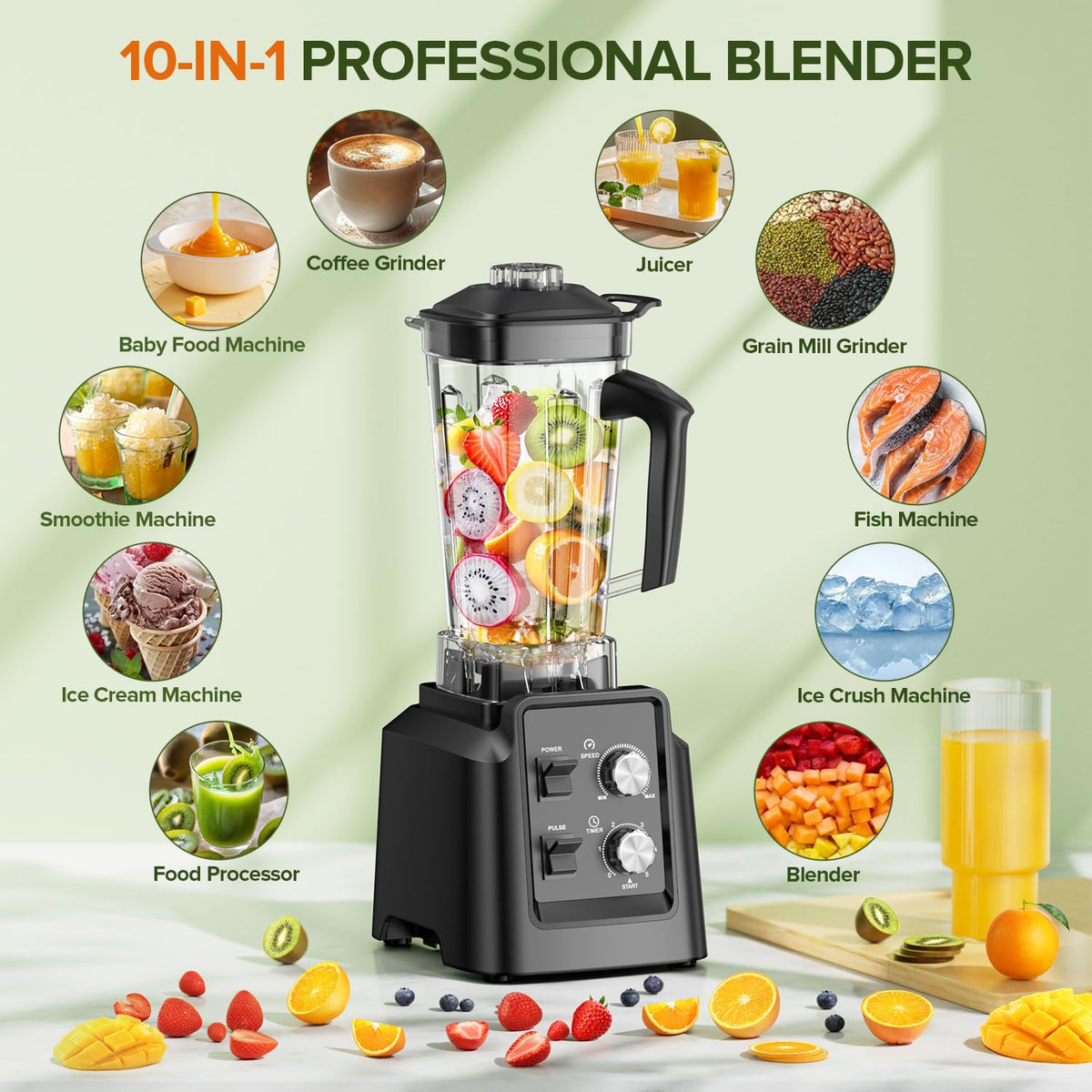 PSIIDAN grinder jar 20oz for grinding spices or coffee.