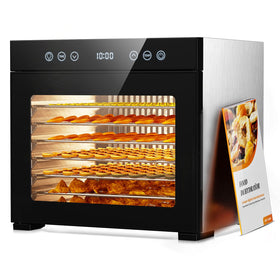 PSIIDAN dehydrator front view with 8 trays for efficient batch drying