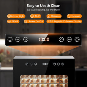 PSIIDAN dehydrator dual-layer insulation keeps exterior cool during use