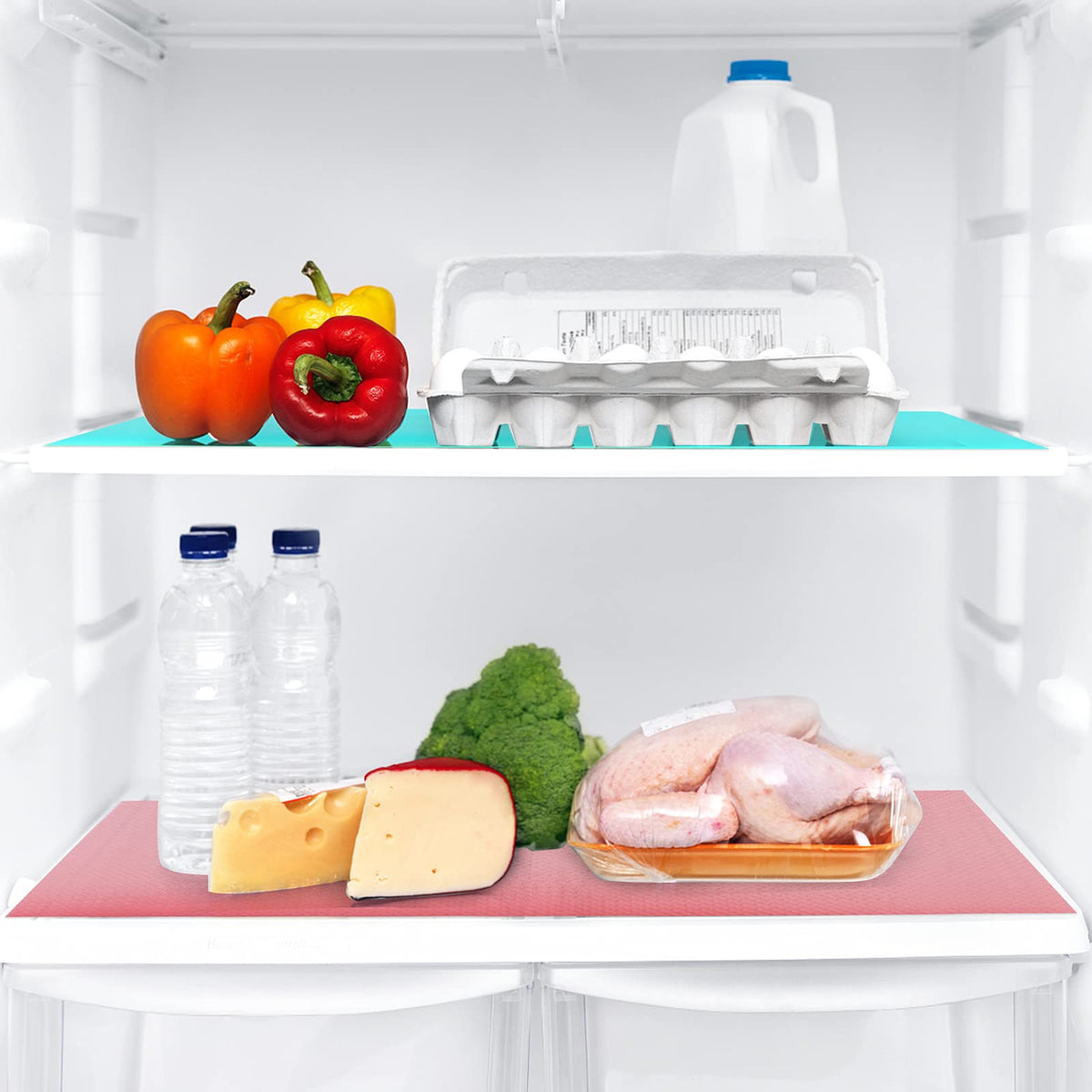 PSISO EVA fridge shelf liner cut to fit for customizable storage