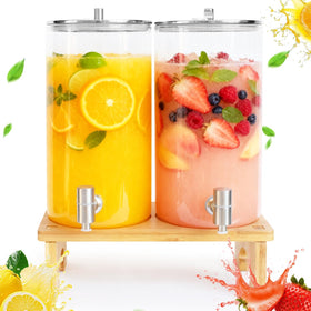 PSUTBPAT glass beverage dispenser highlights clear visibility and elegant serving.