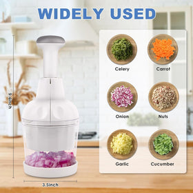 PSYCHOAPES Pampered Chef Chopper; multi-use tool for vegetables and nuts.