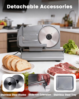 Child lock and non-slip feet enhance kitchen safety.