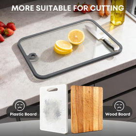 PTYTIFY small 9x6 cutting board perfect for small foods and herbs