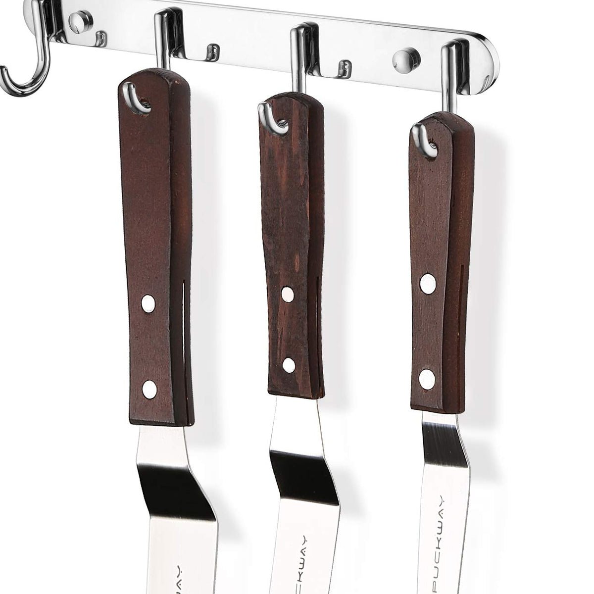 PUCKWAY stainless steel angled spatula for clean, even icing
