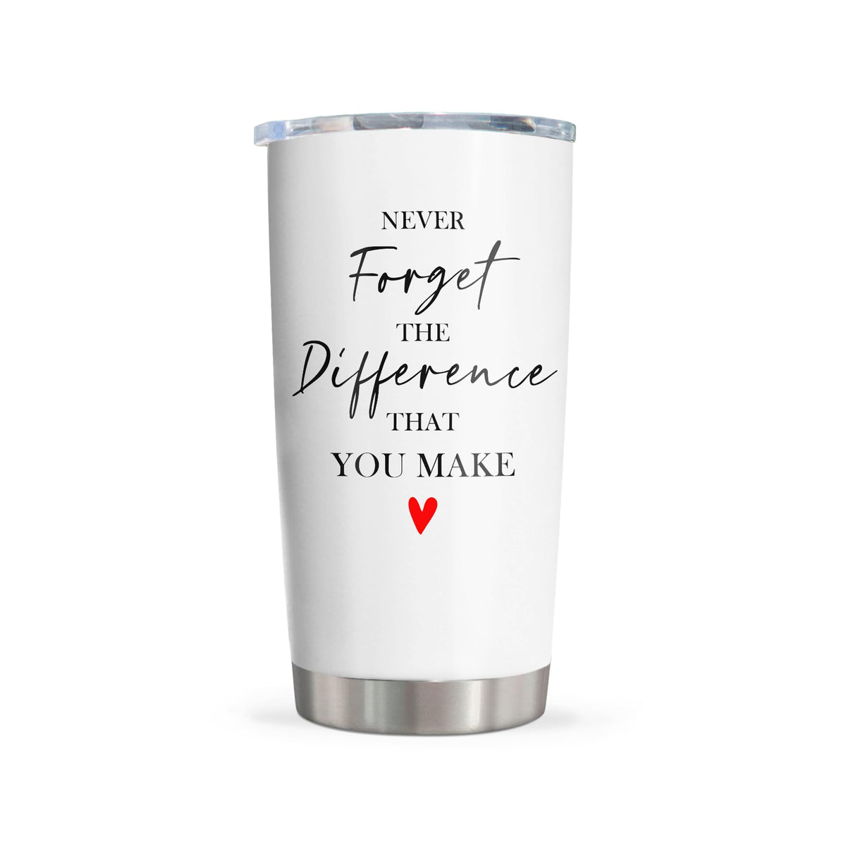 Pudmaple 20oz tumbler front view with gift-ready design.