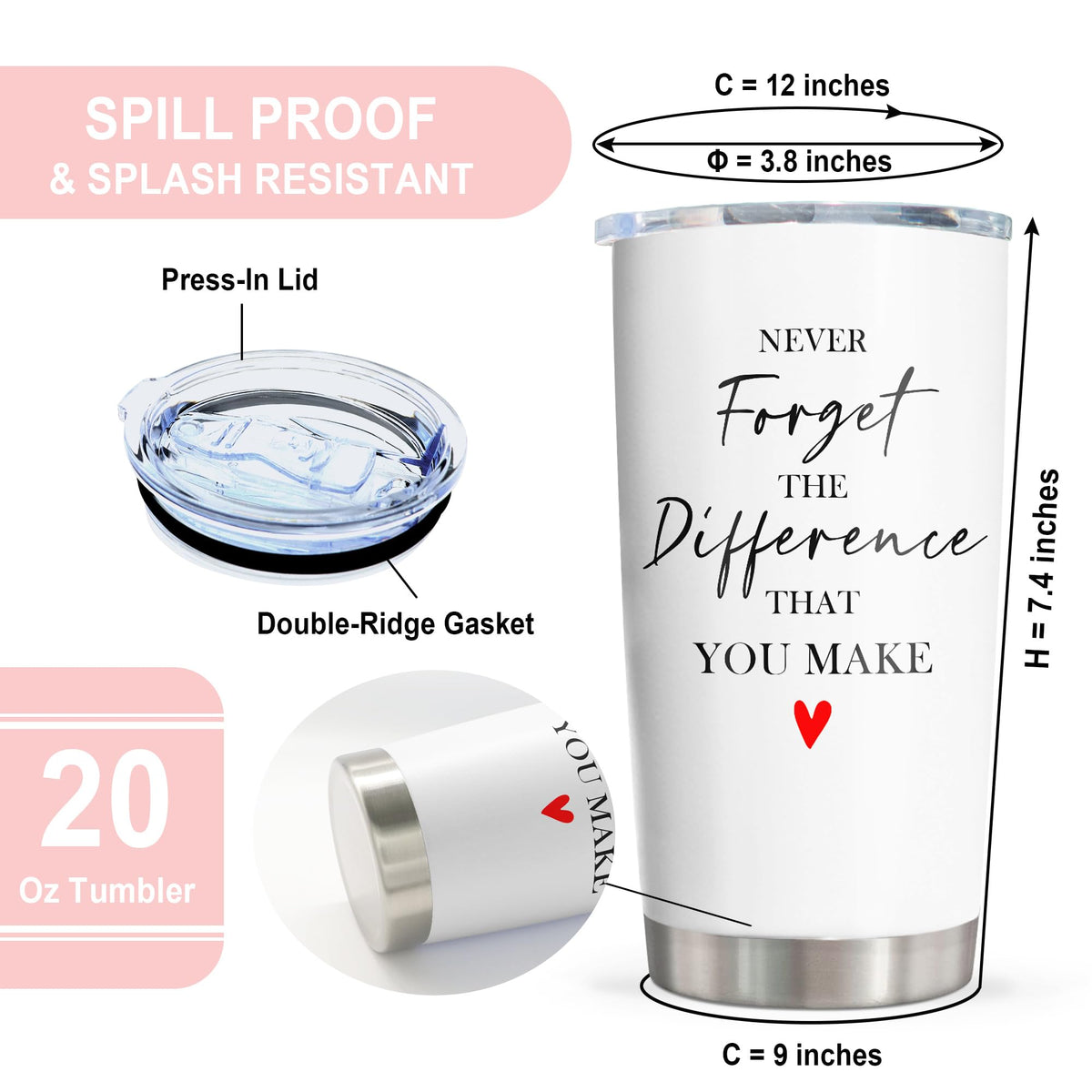 Pudmaple tumbler easy to clean and odor-free after washing.
