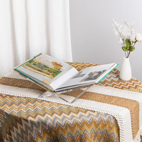 PUERSI acrylic book stand offers tool-free setup for quick, hassle-free use