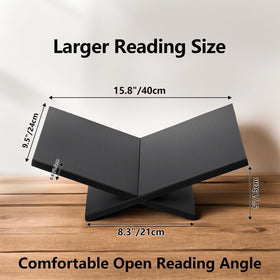 PUERSI wood easel for magazines and books keeps reading material accessible