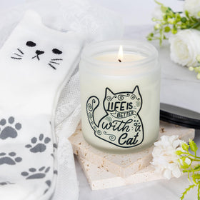 PuGez Greeting Card with cat art adds a playful touch to celebrations.