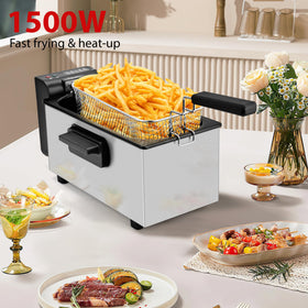 Pukomc deep fryer adjustable temperature for versatile cooking results