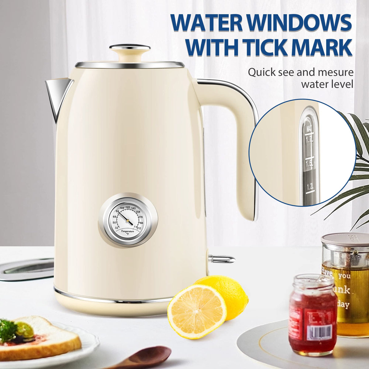 PUKOMC stainless-steel inner liner for durable water contact