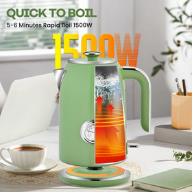 Pukomc stainless steel inner lining ensures safe water contact and durability.