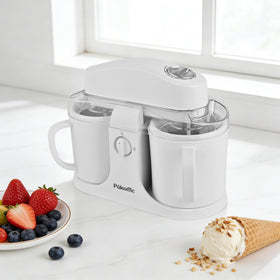Pukomc Ice Cream Maker compact design suitable for small kitchens