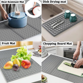 Puliyunxiang silicone mat used as fridge liner or oven liner for bottom surfaces.