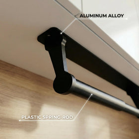 Pu&lizfii adhesive-install towel holder on smooth surface for quick, tool-free setup.