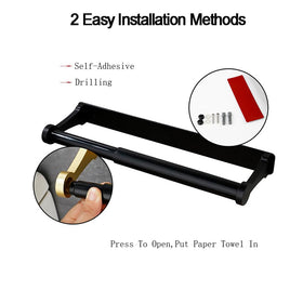 Pu&lizfii durable space aluminum construction resists rust in humid kitchens and bathrooms.