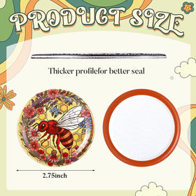 PullCrease dragonfly stained-glass lid brightens home canning jars.