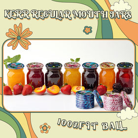 PullCrease regular-mouth lid fits standard jars for easy storage.
