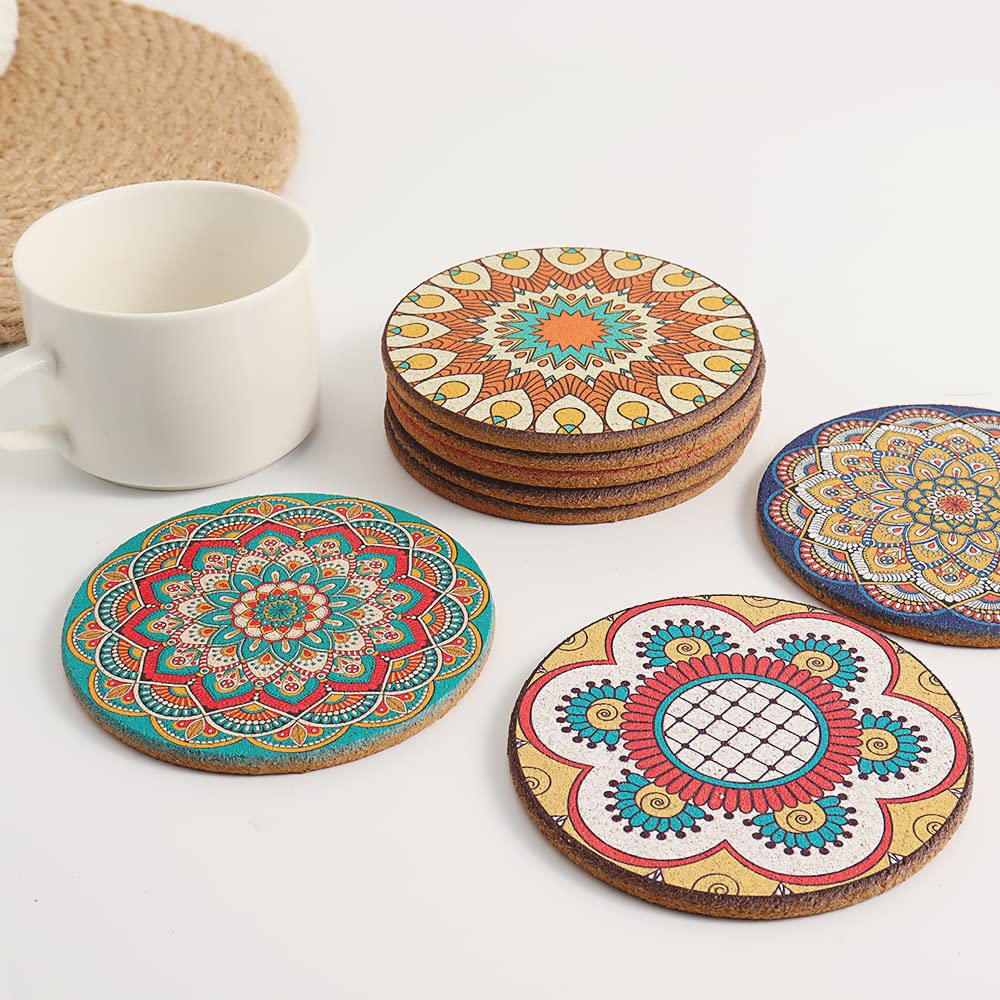 Puluole durable cork coaster designed to resist daily wear