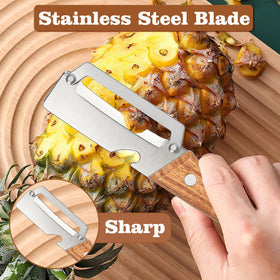 Pumsawn bottle opening feature adds kitchen convenience.