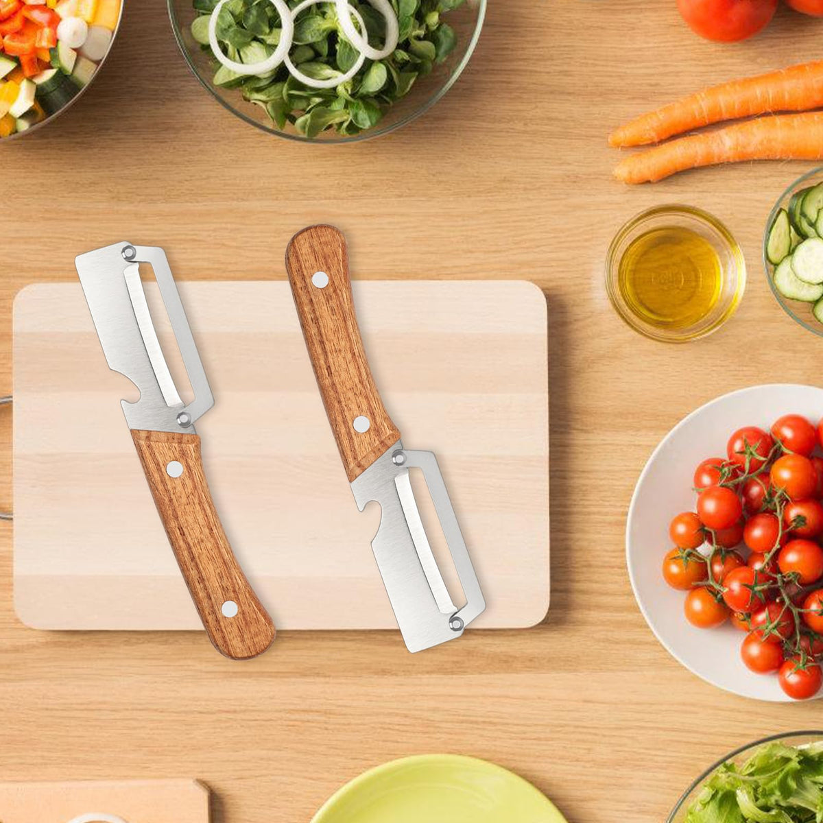 Pumsawn reliable peeler handles pumpkins and tomatoes with ease.