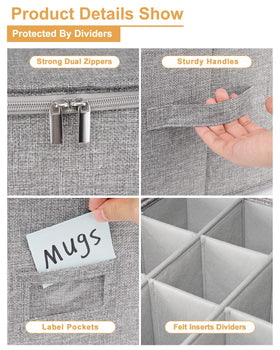Punemi two-pack mug storage fits up to 12 tumblers in total.