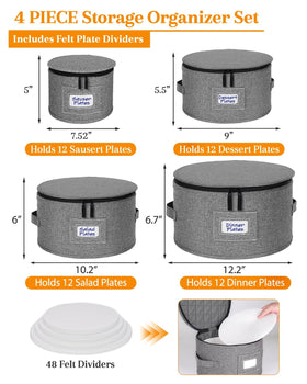 Punemi stackable bottom design saves cabinet space while keeping dinnerware organized.