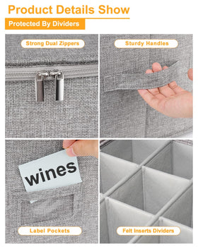 Punemi multi-purpose storage chest protects seasonal glassware and small items.