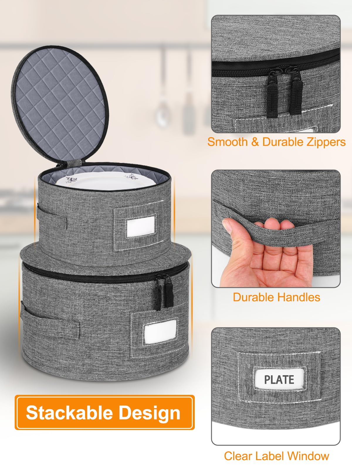 Punemi multi-purpose storage protects dinnerware and holiday decorations during seasonal transitions.