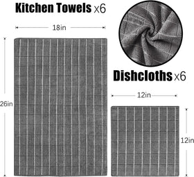 Puomue dishcloths in grey pile ready for drying dishes with a soft touch.