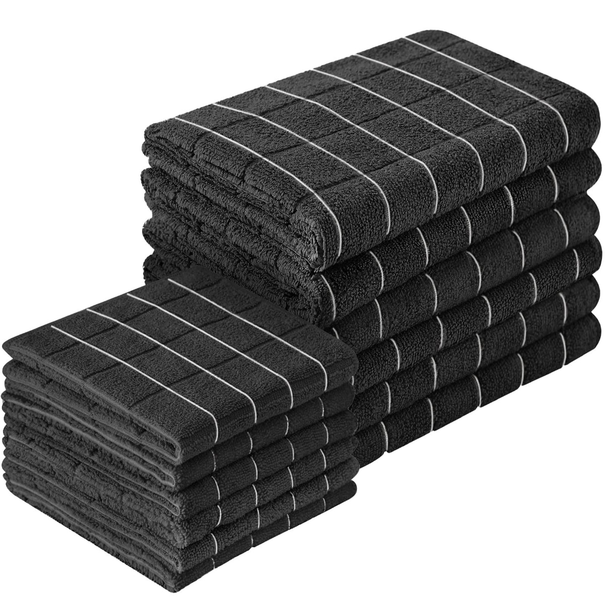 Puomue microfiber kitchen towel, 26x18, highly absorbent and fast-drying.