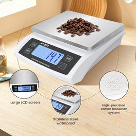 Puozult digital kitchen scale housing is easy to wipe clean and resist scratches.