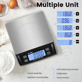 Puozult tare function allows net weight measurements for multiple packages