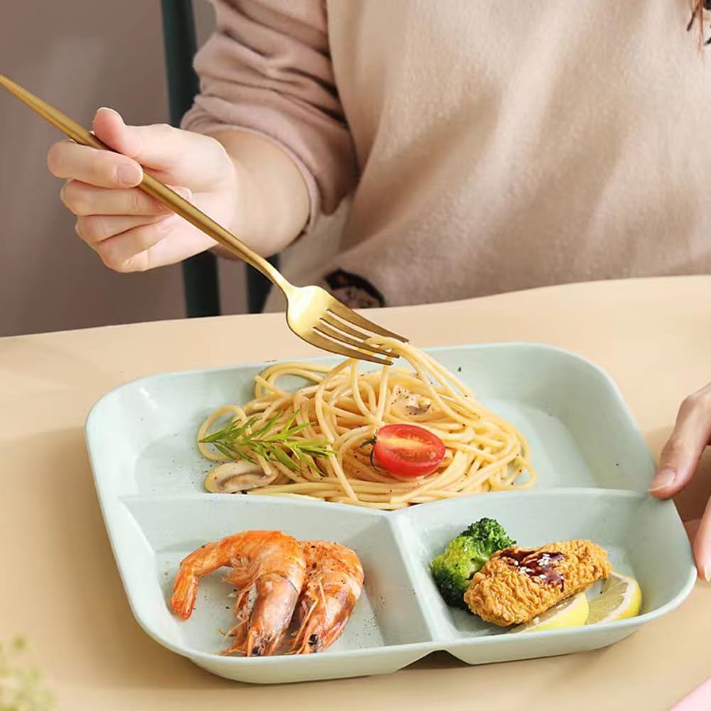 PUPOPIK stackable durable 10in plate for easy storage