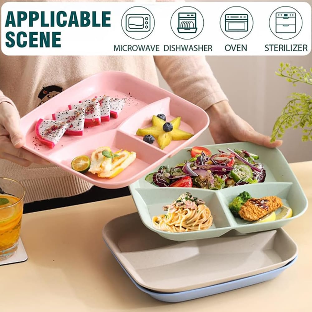 PUPOPIK unbreakable 10in plate pink top view for kids meals