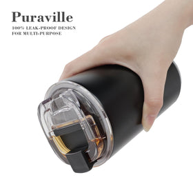 Puraville tumbler keeps cold beverages cool for hours