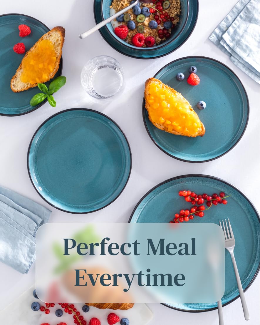 PURE LIVING 8.5-inch salad/dessert plates add versatility to daily dining